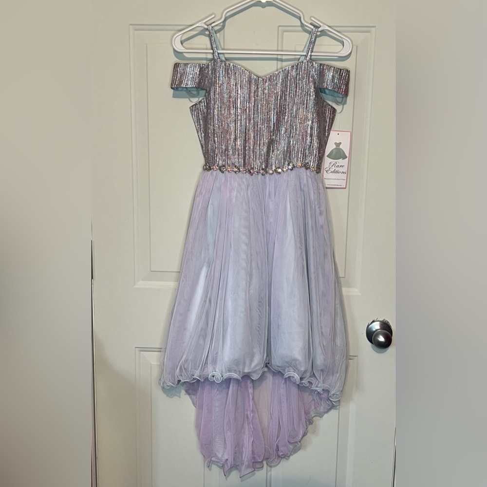 BNWT girls Rare Editions lilac lavender dress!